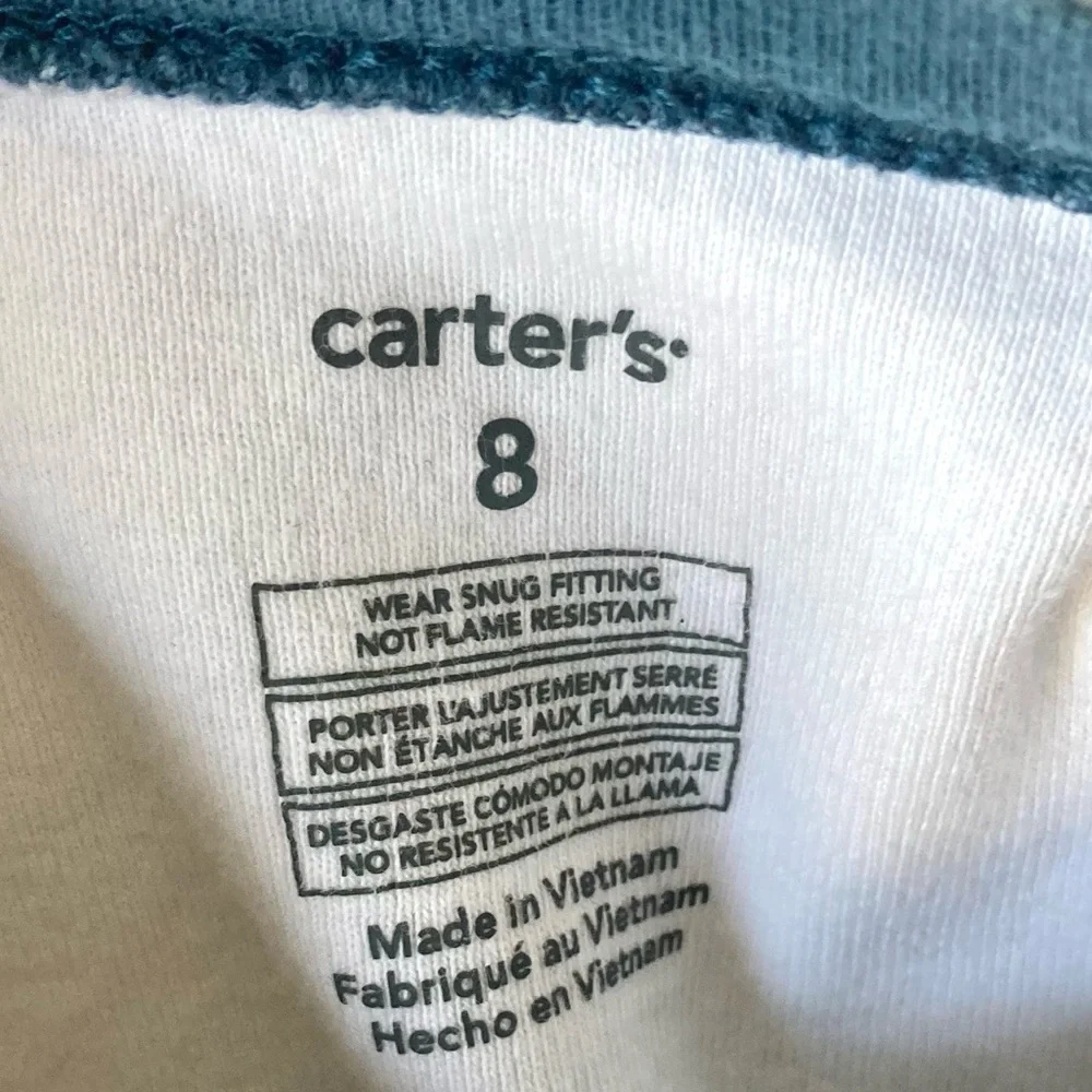 Carter’s Astronaut Short Sleeve Pajama Set Size 8